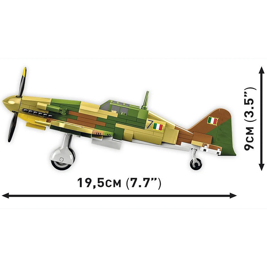 COBI: Fiat G.55 Centauro самолет строителна играчка (5867) изображение 4