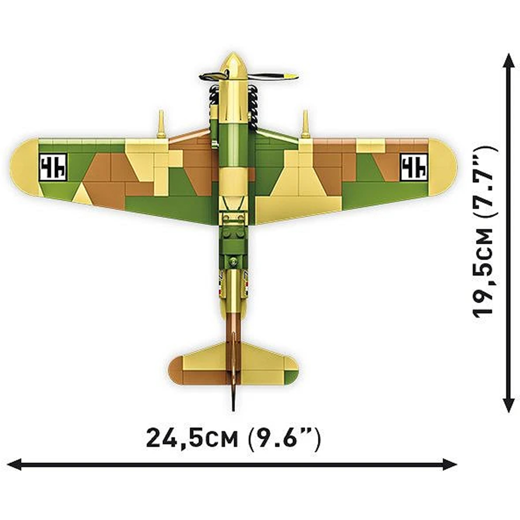 COBI: Fiat G.55 Centauro самолет строителна играчка (5867) изображение 5