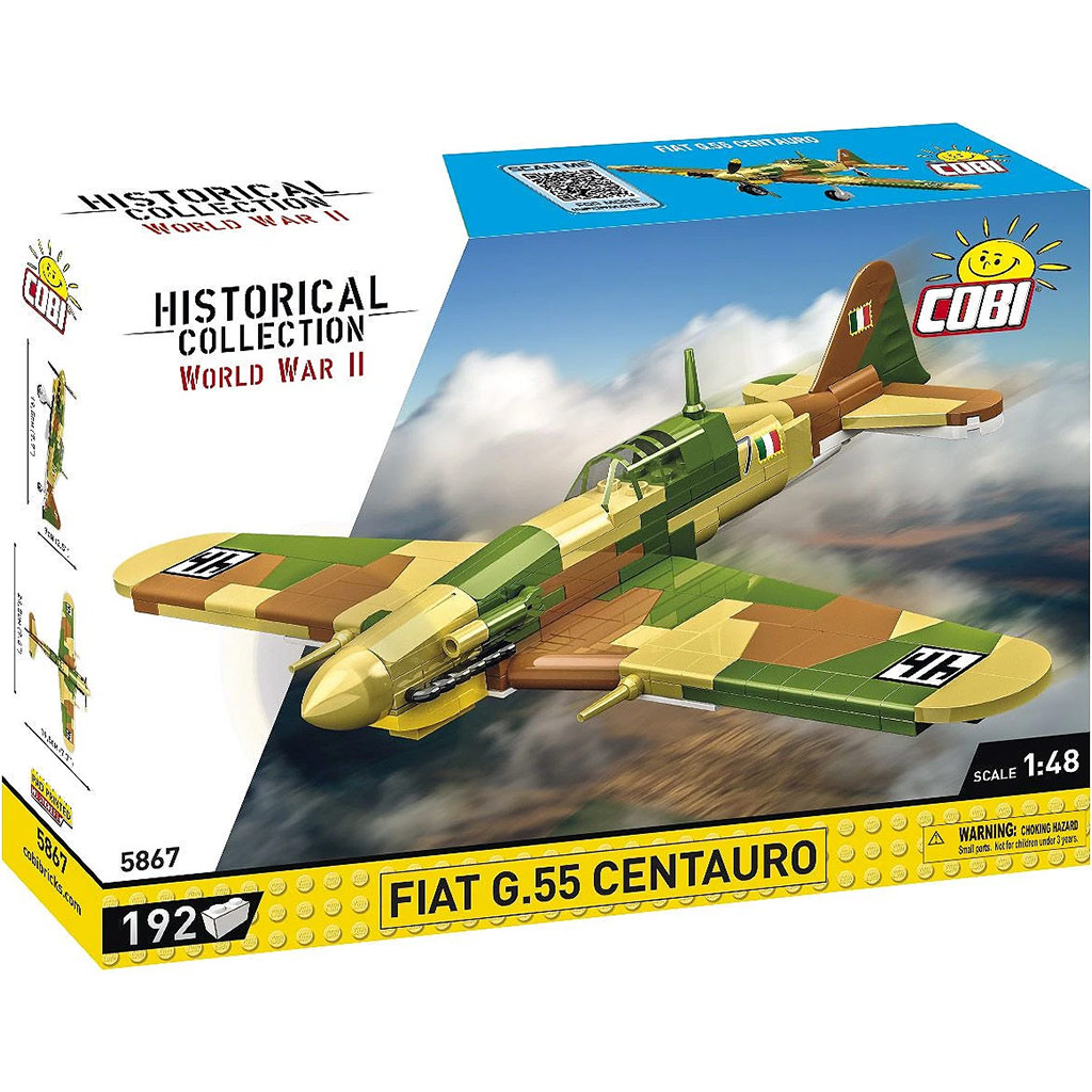 COBI: Fiat G.55 Centauro самолет строителна играчка (5867) изображение 1