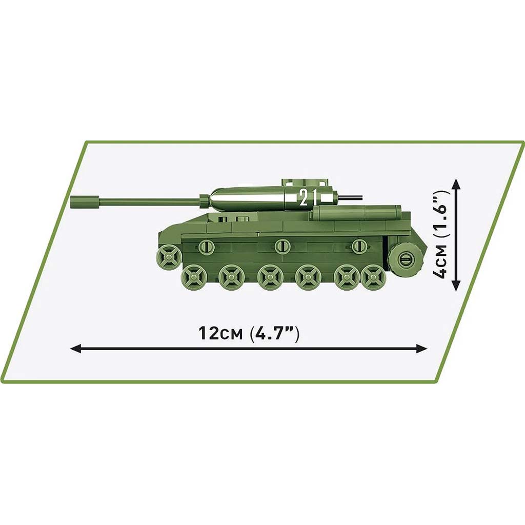 COBI: IS-2 танк строителна играчка (3098) изображение 4