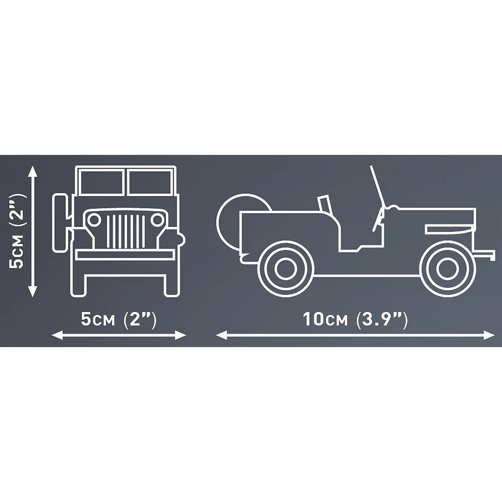 COBI: Jeep Willys CJ-2A строителна играчка (24517) изображение 3