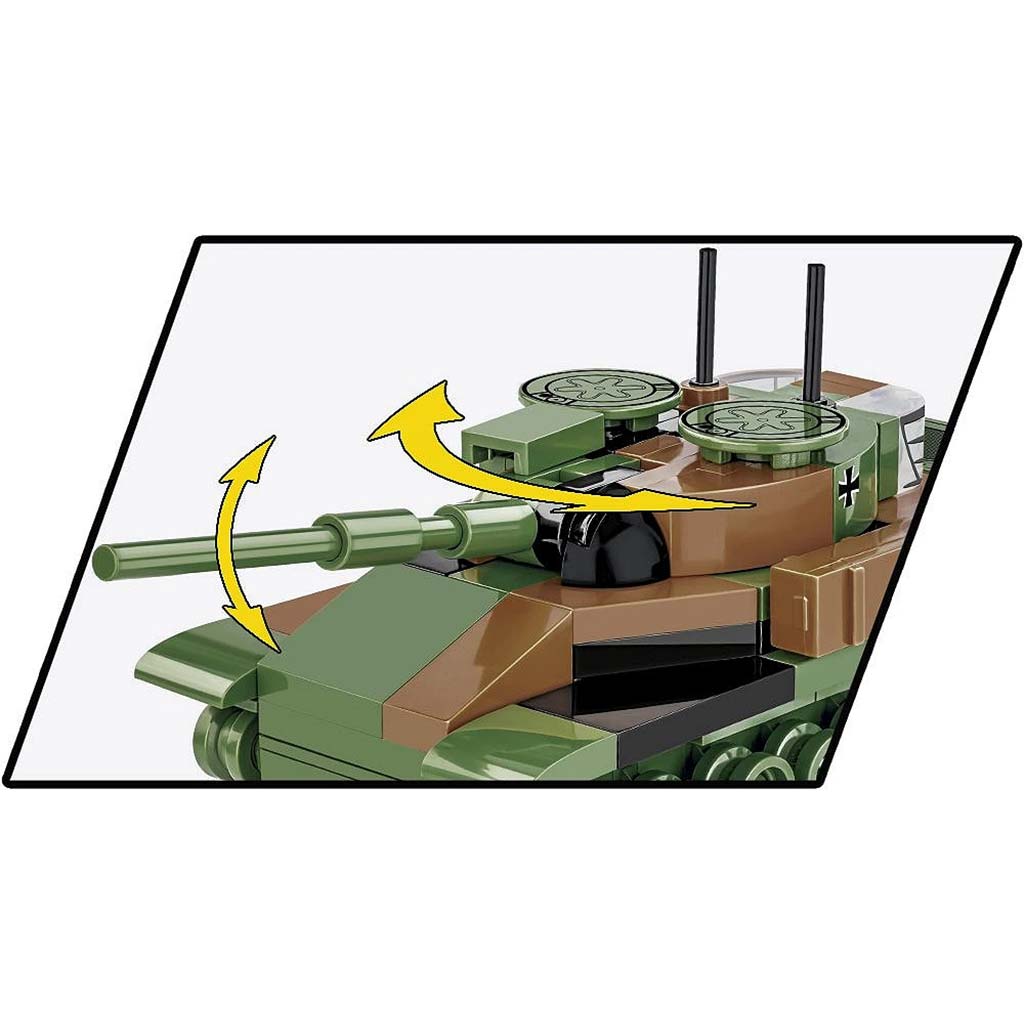 COBI: Leopard 1 танк строителна играчка (3105) изображение 3