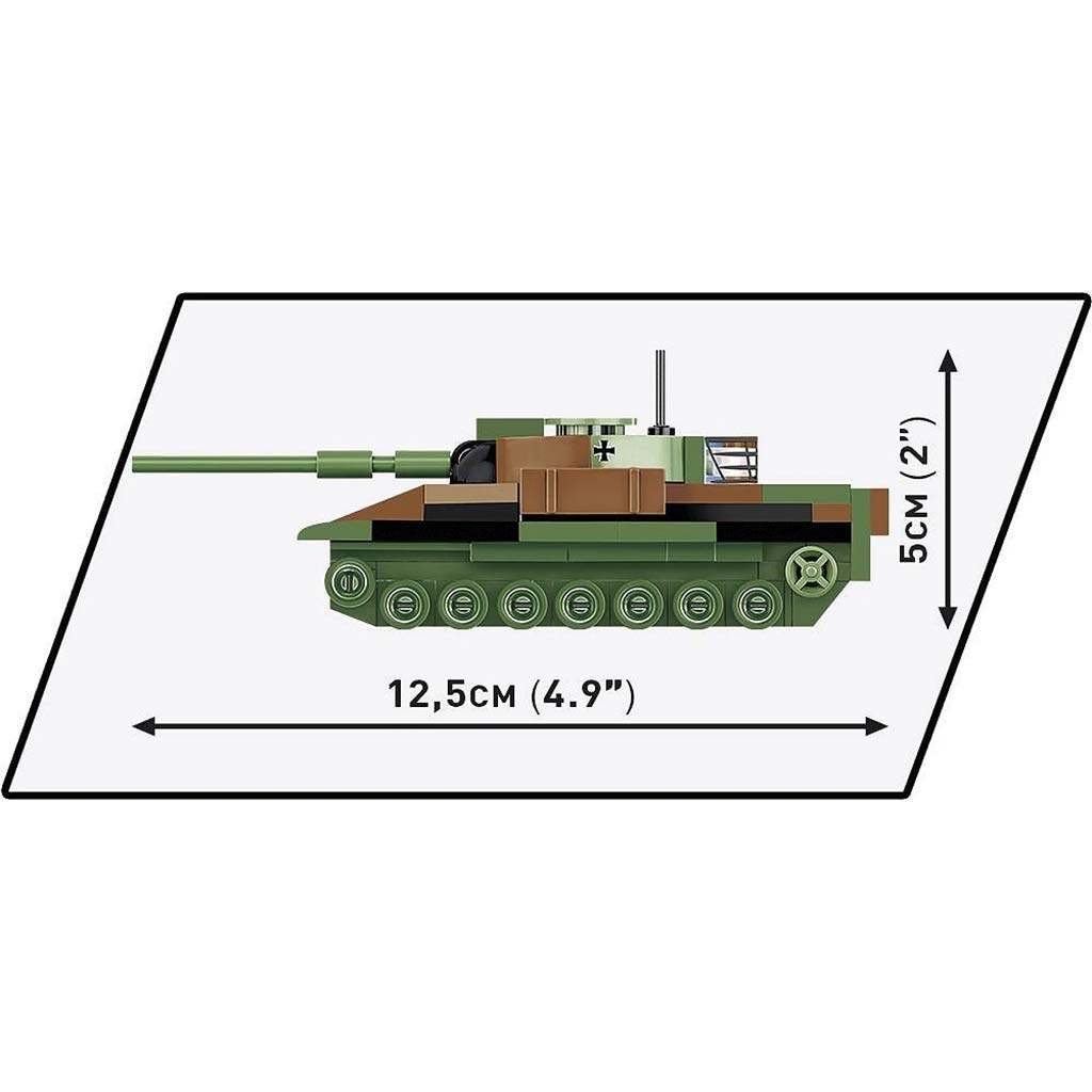 COBI: Leopard 1 танк строителна играчка (3105) изображение 4