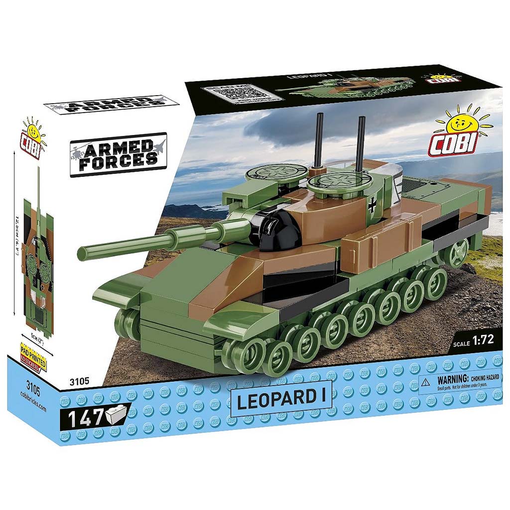 COBI: Leopard 1 танк строителна играчка (3105) изображение 1