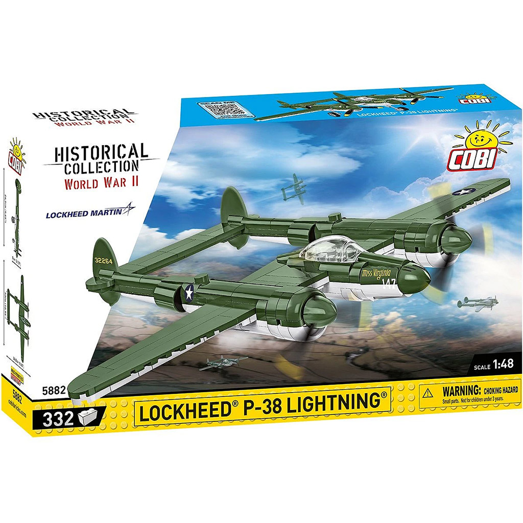 COBI: Lockheed P-38 Lightning самолет конструктор (5882) изображение 1