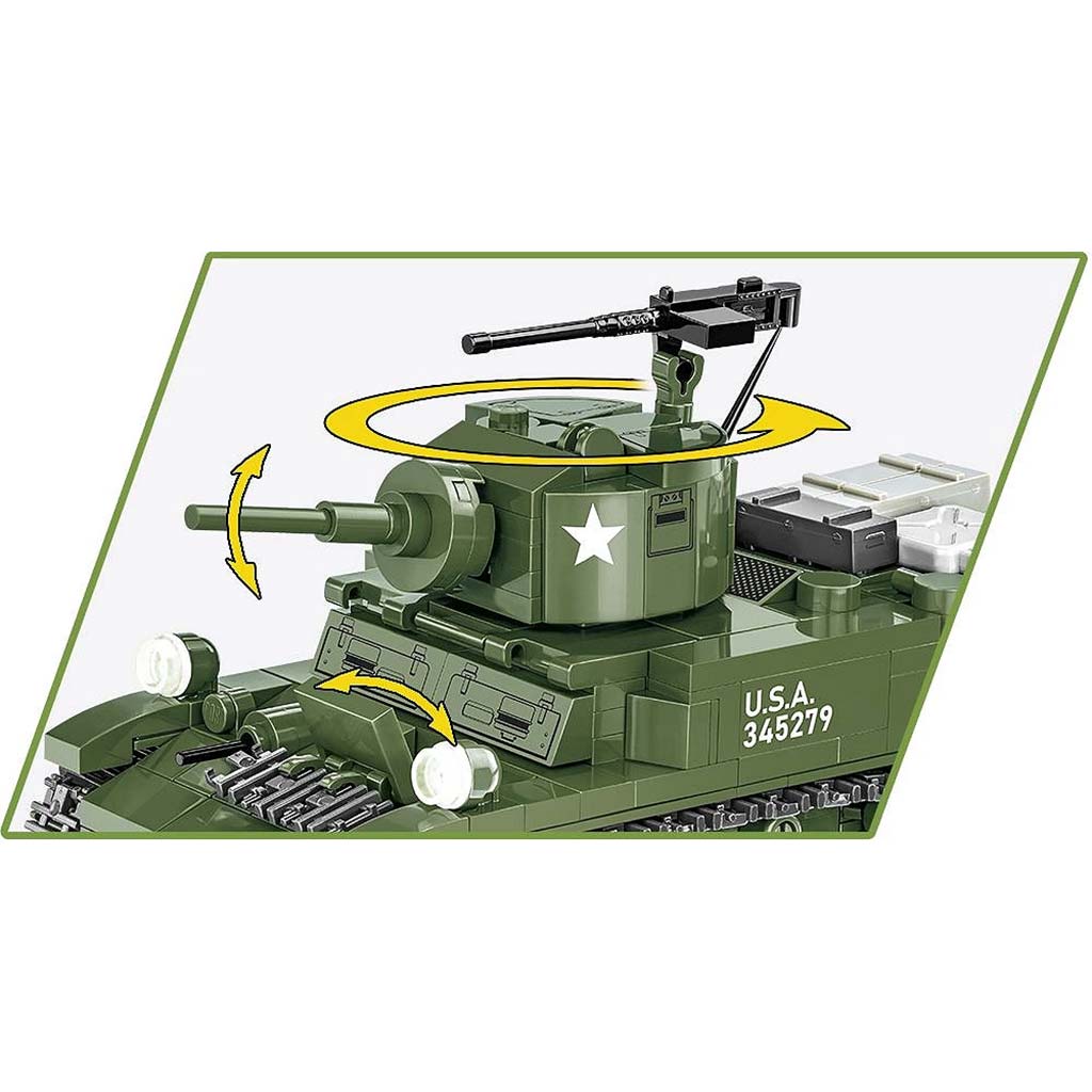COBI: M3 Стюарт танк конструктор (3129) изображение 3