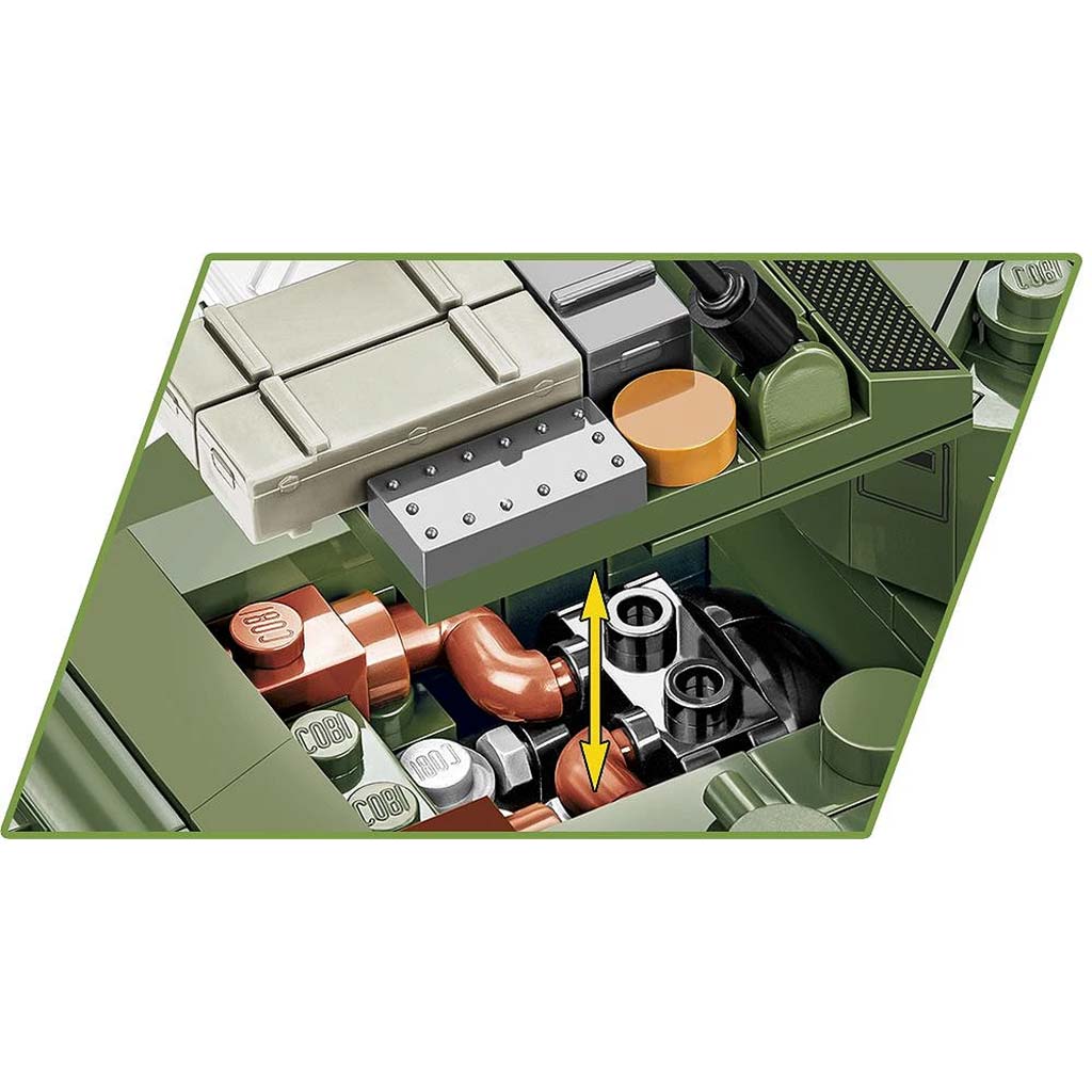 COBI: M3 Стюарт танк конструктор (3129) изображение 4