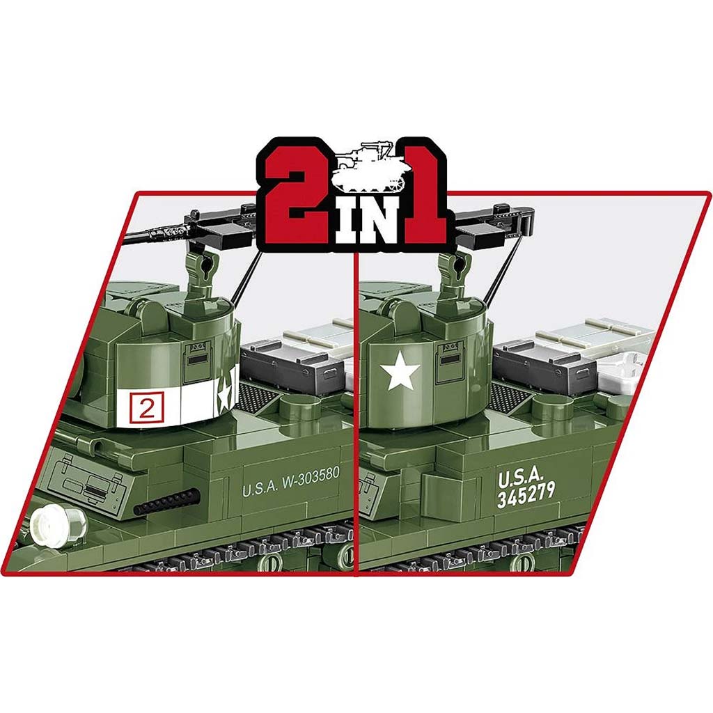 COBI: M3 Стюарт танк конструктор (3129) изображение 5