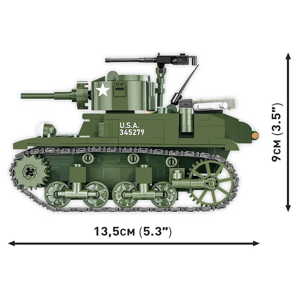 COBI: M3 Стюарт танк конструктор (3129) изображение 6