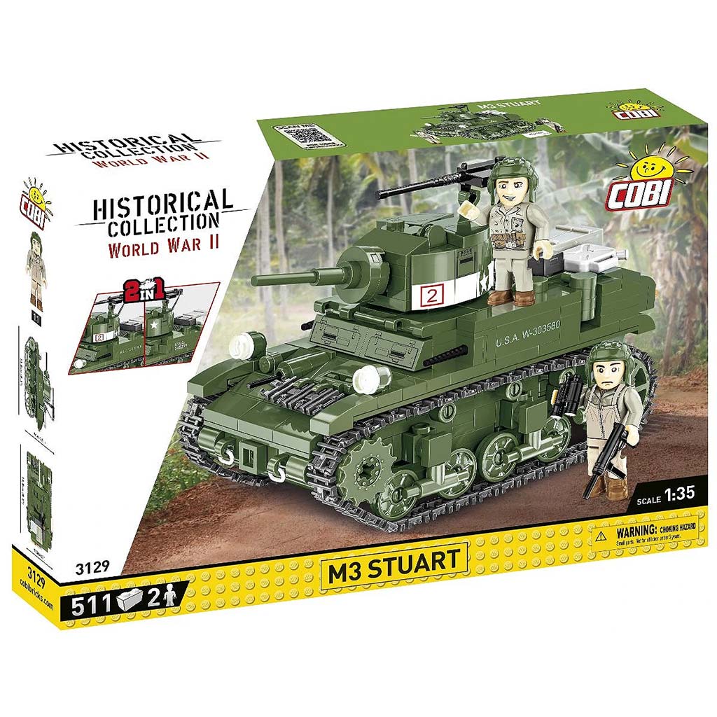 COBI: M3 Стюарт танк конструктор (3129) изображение 1