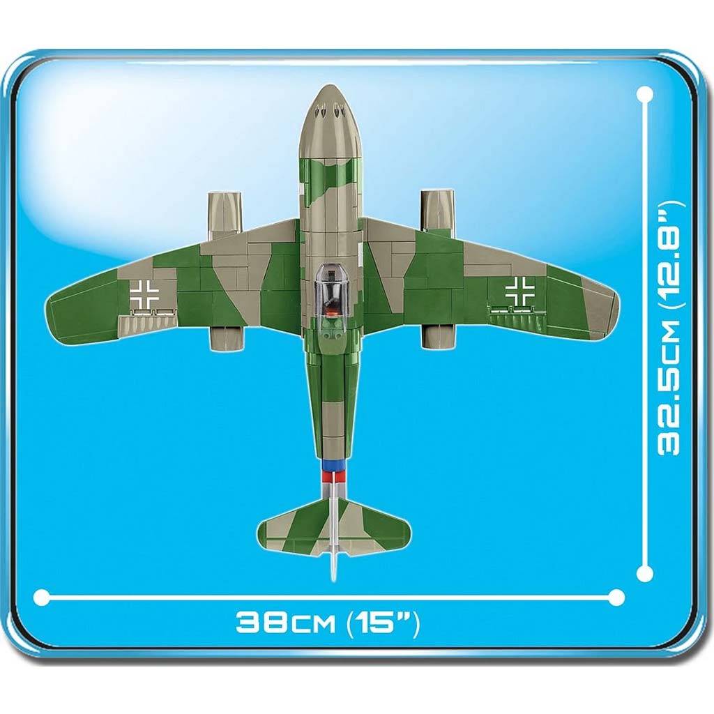 COBI: Messerschmitt Me 262 A-1a самолет строителна играчка (5721) изображение 5