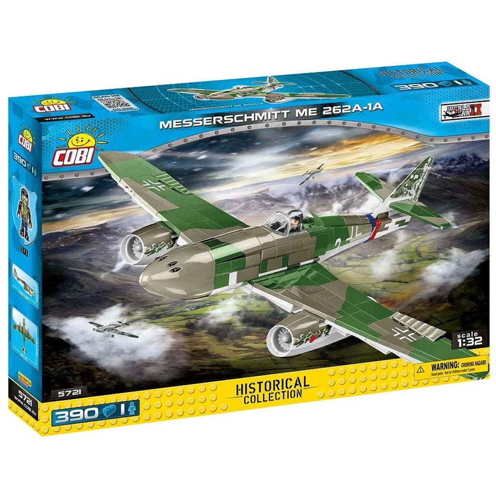 COBI: Messerschmitt Me 262 A-1a самолет строителна играчка (5721) изображение 1