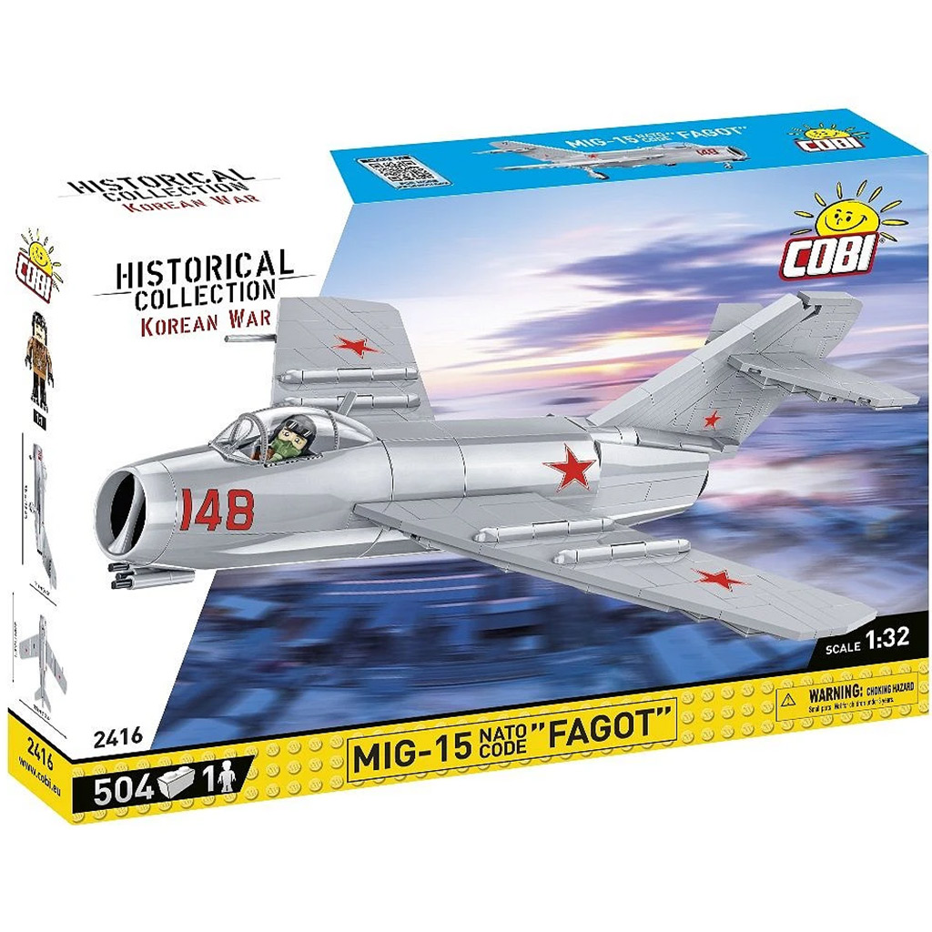 COBI: MiG-15 Фагот самолет строителна играчка (2416) изображение 1