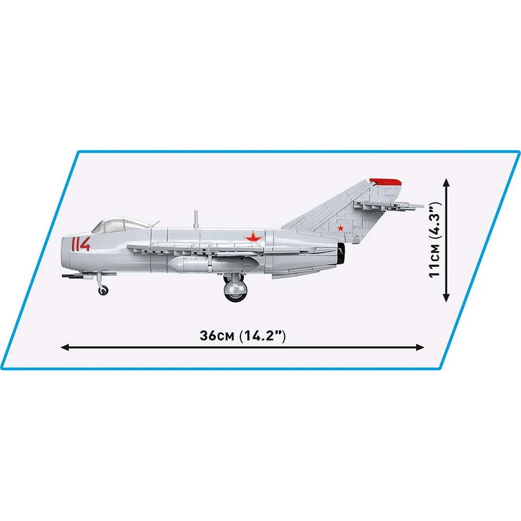 COBI: MiG-17 изтребител строителен комплект (5823) изображение 6