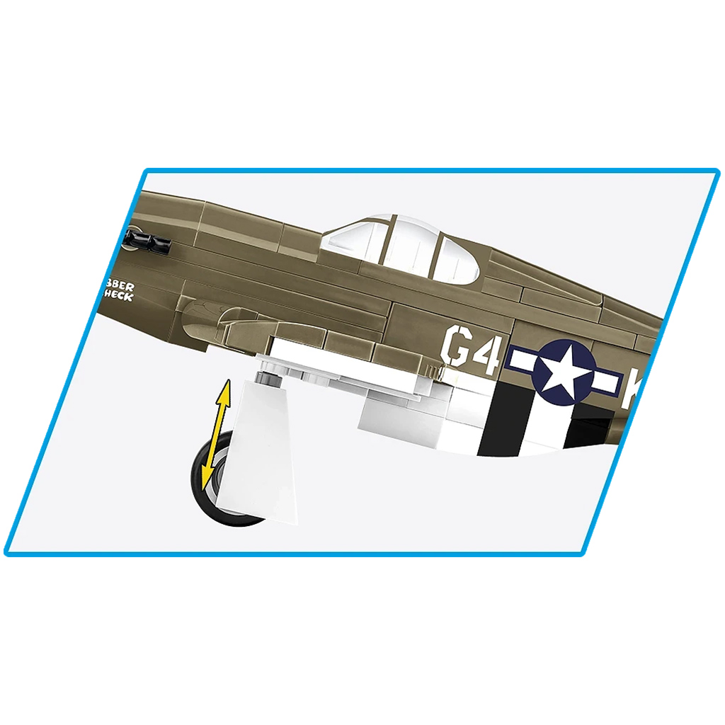 COBI: Mustang P-51B самолет строителна играчка (5869) изображение 3