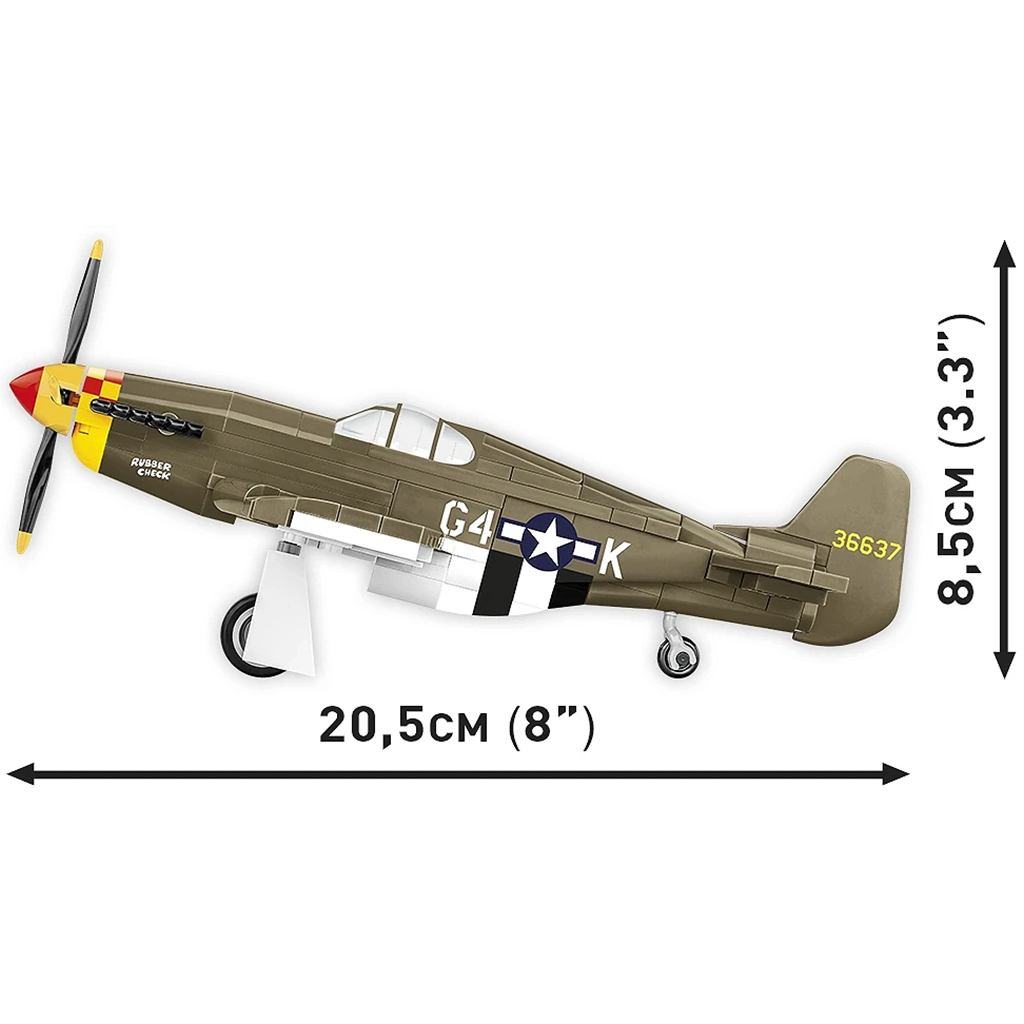 COBI: Mustang P-51B самолет строителна играчка (5869) изображение 4
