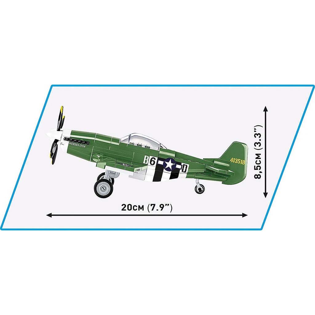 COBI: Mustang P-51D изтребител строителен комплект (5860) изображение 6