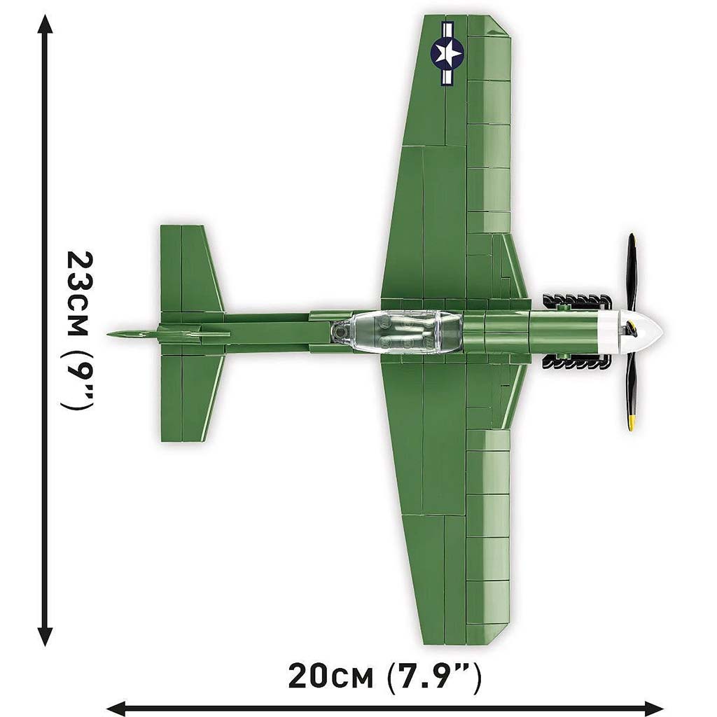 COBI: Mustang P-51D изтребител строителен комплект (5860) изображение 7