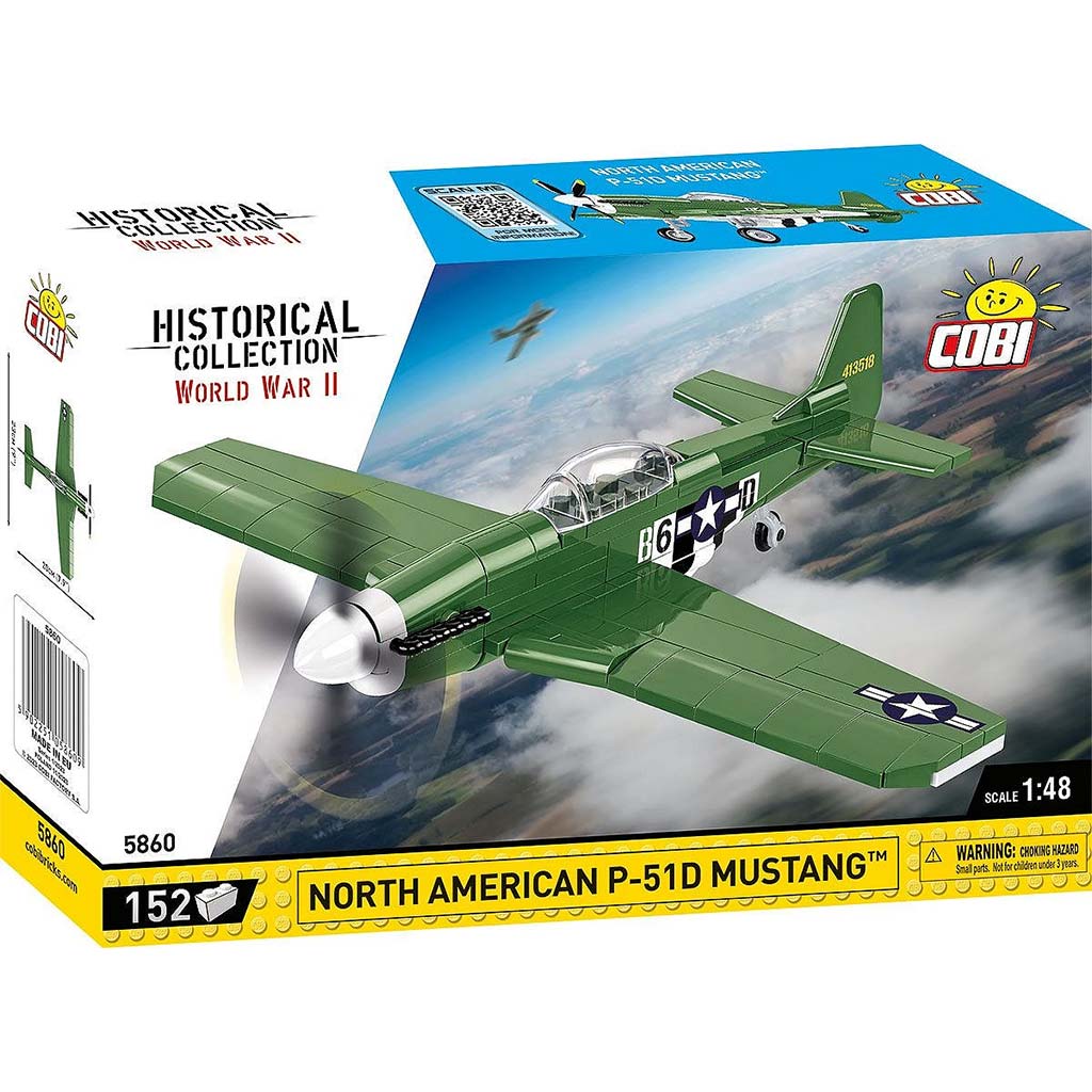 COBI: Mustang P-51D изтребител строителен комплект (5860) изображение 1