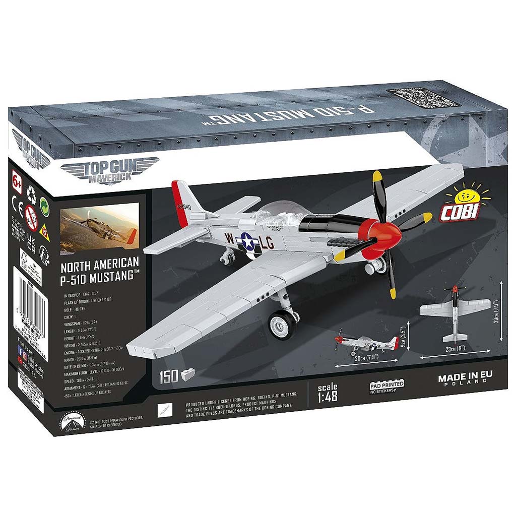 COBI: Mustang P-51D „TOP GUN: Maverick” самолетен конструктор (5847) изображение 4