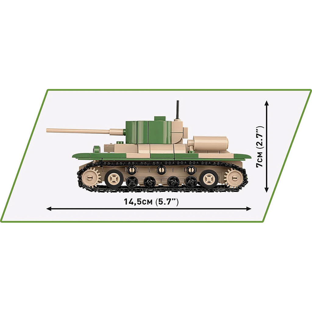 COBI: Panzer I, Renault R35 и Valentine IX – 3 в 1 строителна играчка (2740) изображение 5