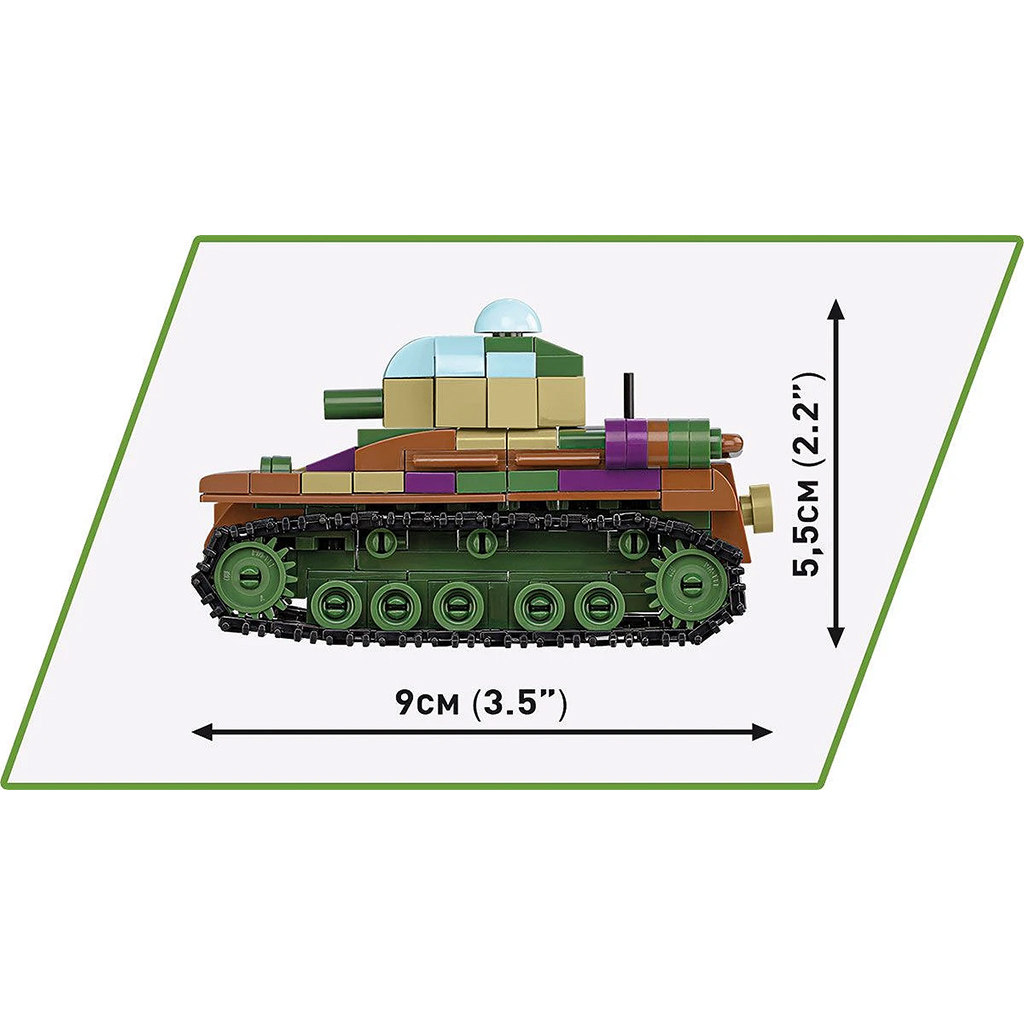 COBI: Panzer I, Renault R35 и Valentine IX – 3 в 1 строителна играчка (2740) изображение 6