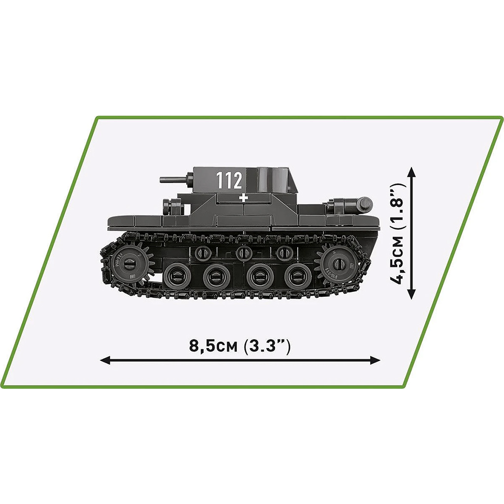 COBI: Panzer I, Renault R35 и Valentine IX – 3 в 1 строителна играчка (2740) изображение 7