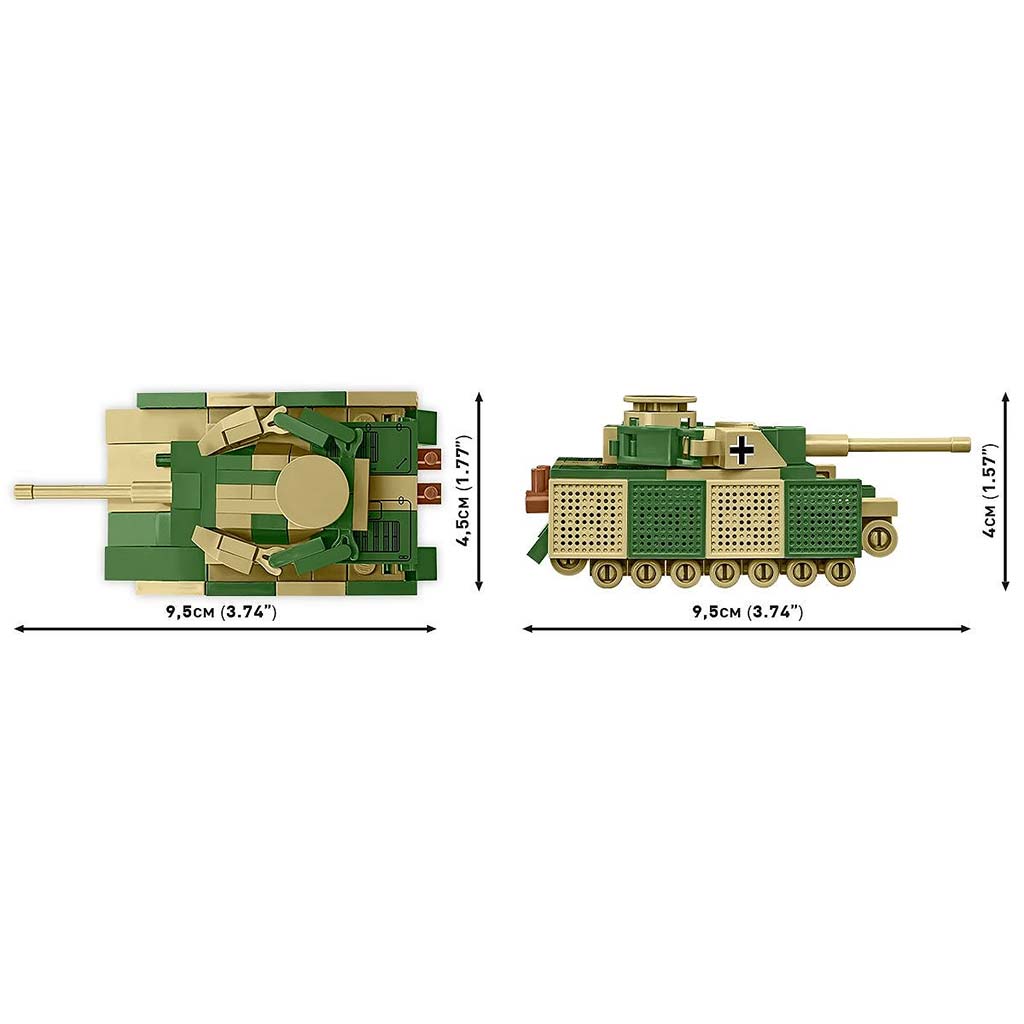 COBI: Panzer IV Ausf. J бронетанков конструктор (3097) изображение 4