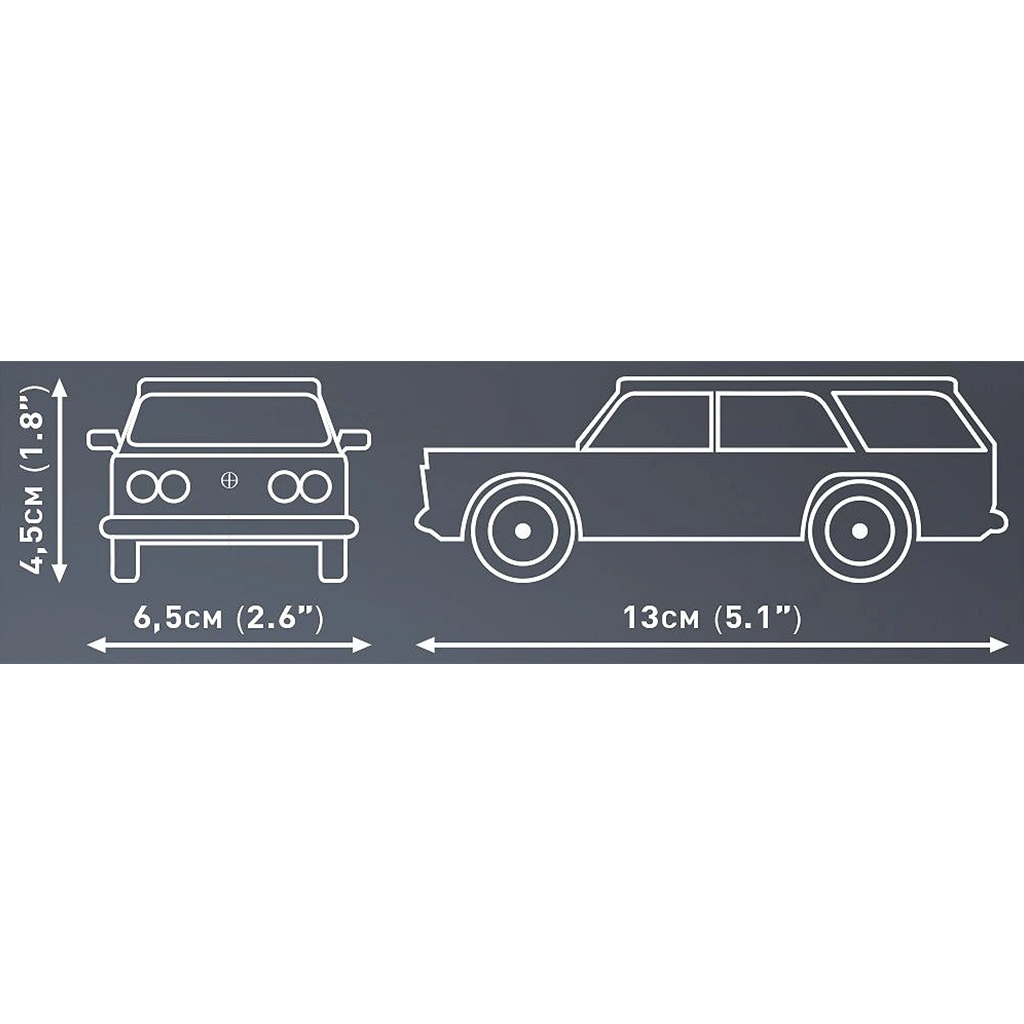 COBI: Polski Fiat 125p Kombi строителна играчка (24603) изображение 5