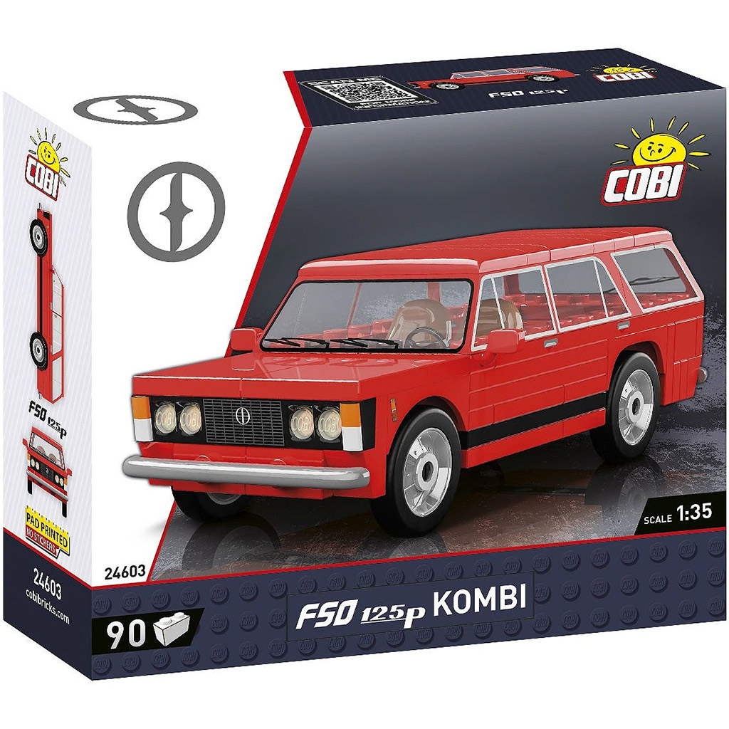 COBI: Polski Fiat 125p Kombi строителна играчка (24603) изображение 1