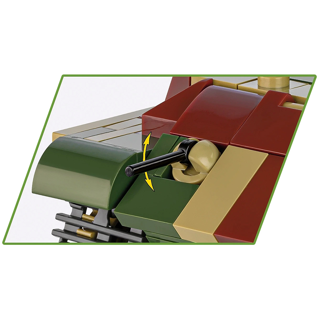 COBI: Pz.Kpfw. VI B Tiger II „Царски тигър” конструктор (2732) изображение 4