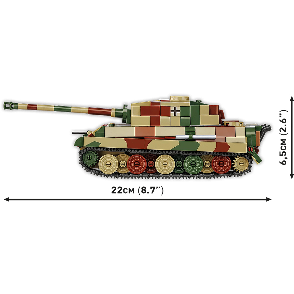 COBI: Pz.Kpfw. VI B Tiger II „Царски тигър” конструктор (2732) изображение 5