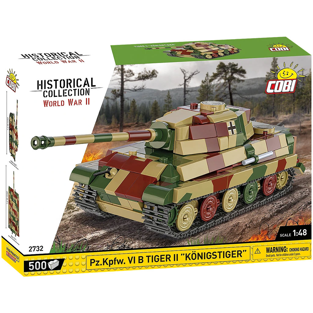 COBI: Pz.Kpfw. VI B Tiger II „Царски тигър” конструктор (2732) изображение 1