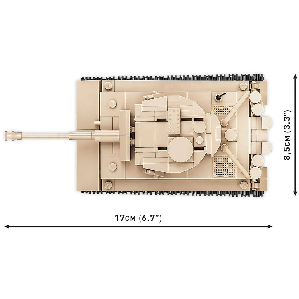 COBI: Pzkpfw VI Tiger 131 танк строителен комплект (2710) изображение 3