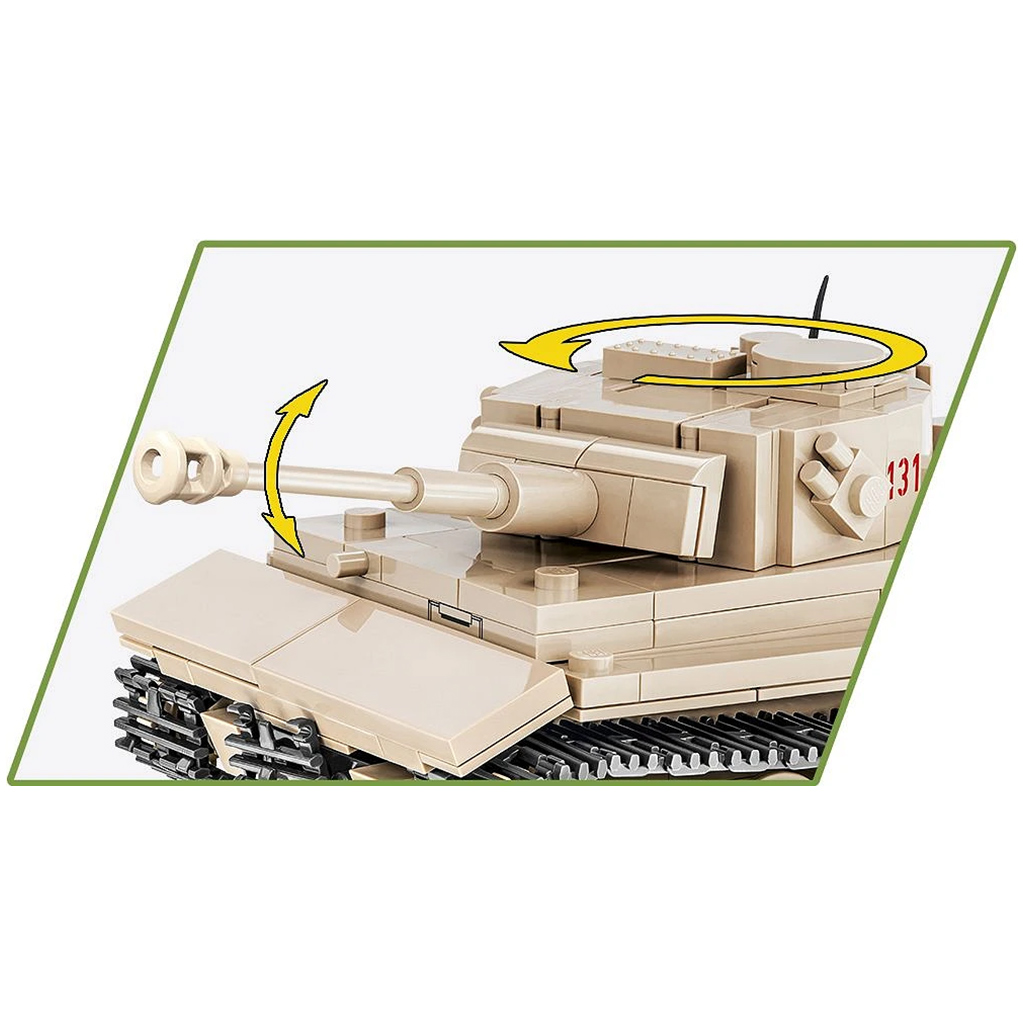 COBI: Pzkpfw VI Tiger 131 танк строителен комплект (2710) изображение 4