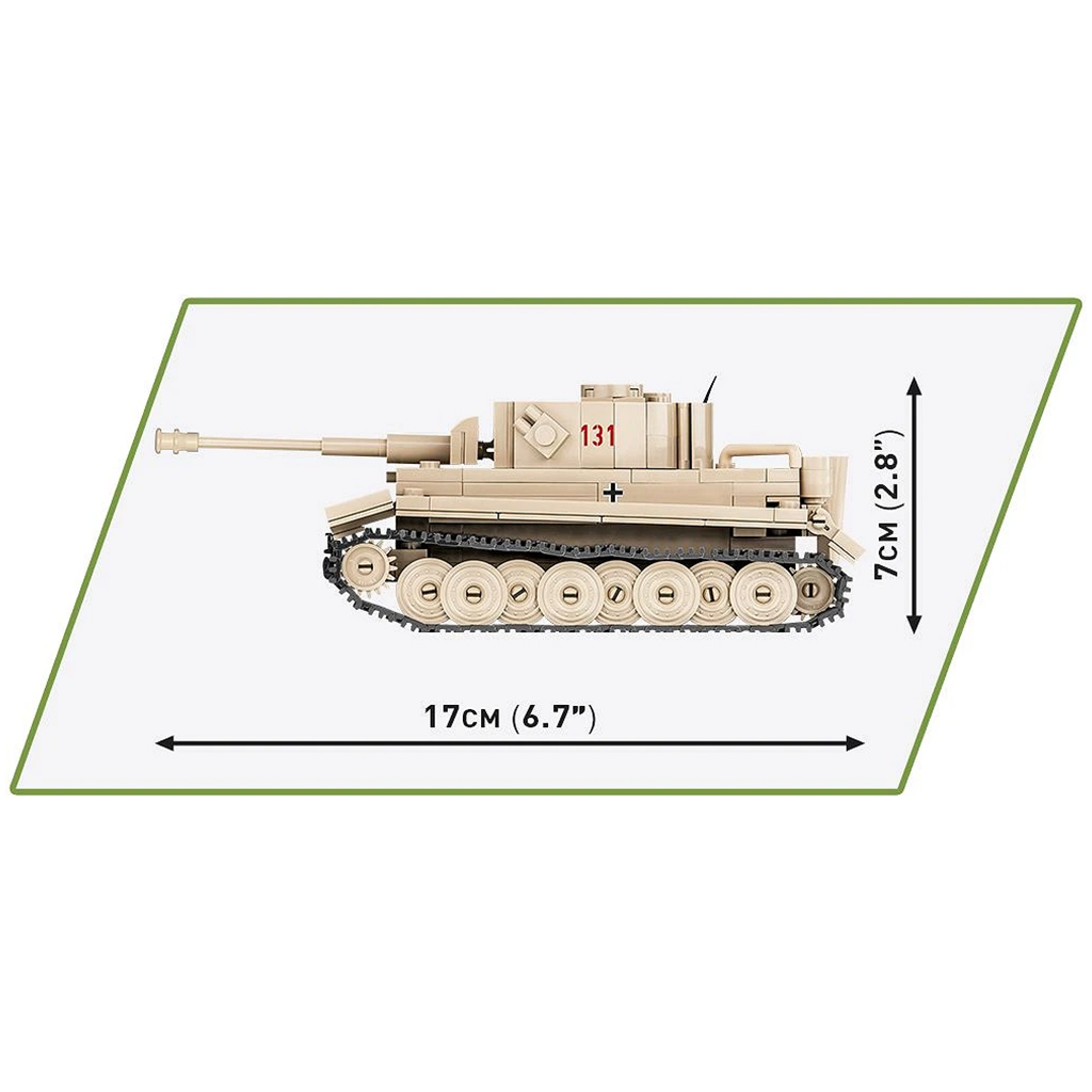 COBI: Pzkpfw VI Tiger 131 танк строителен комплект (2710) изображение 5