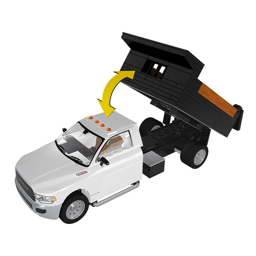 COBI: RAM 3500 Дъмп Трак автомобил строителна играчка (24659) изображение 3