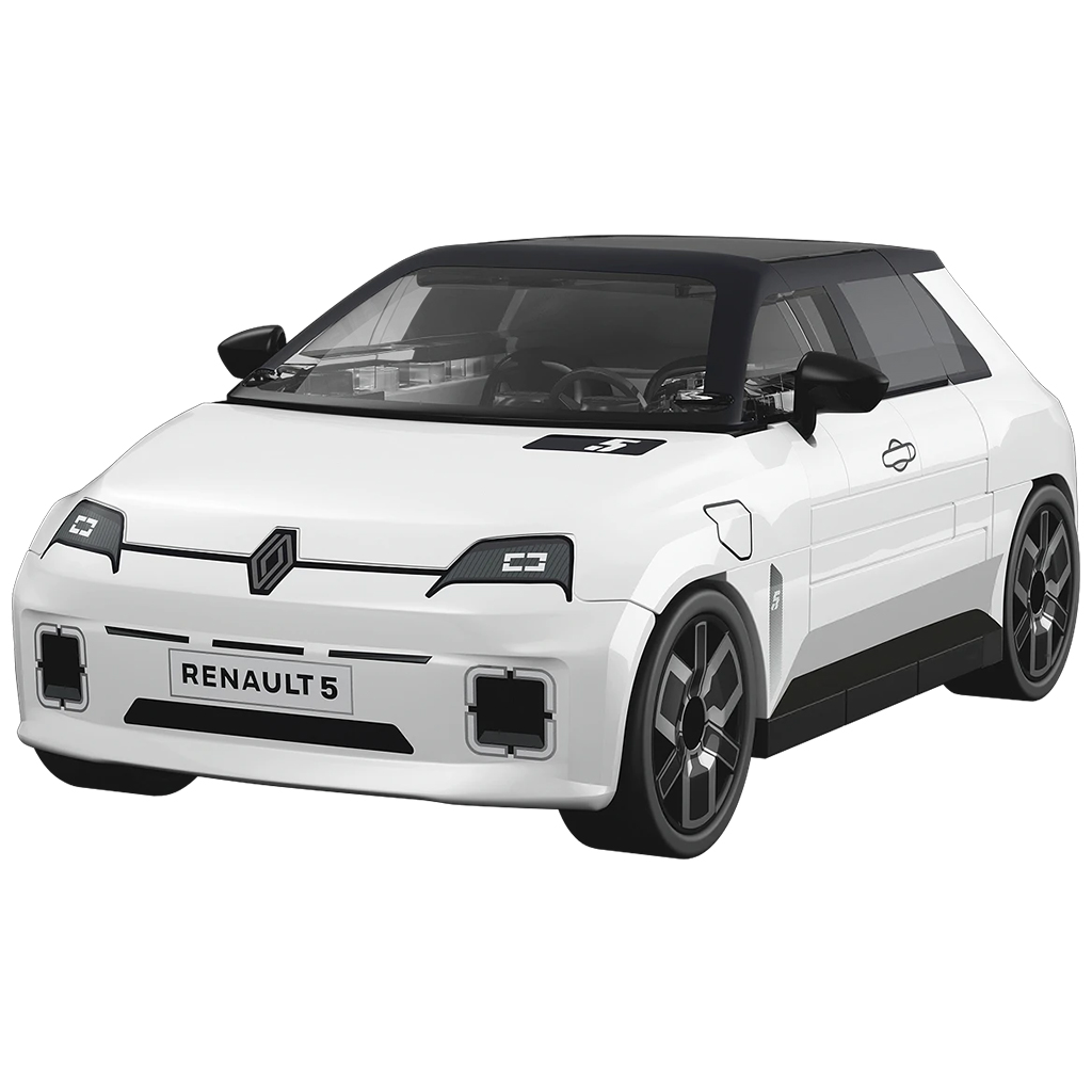 COBI: Renault 5 E-Tech бял автомобил строителна играчка (24675) изображение 2