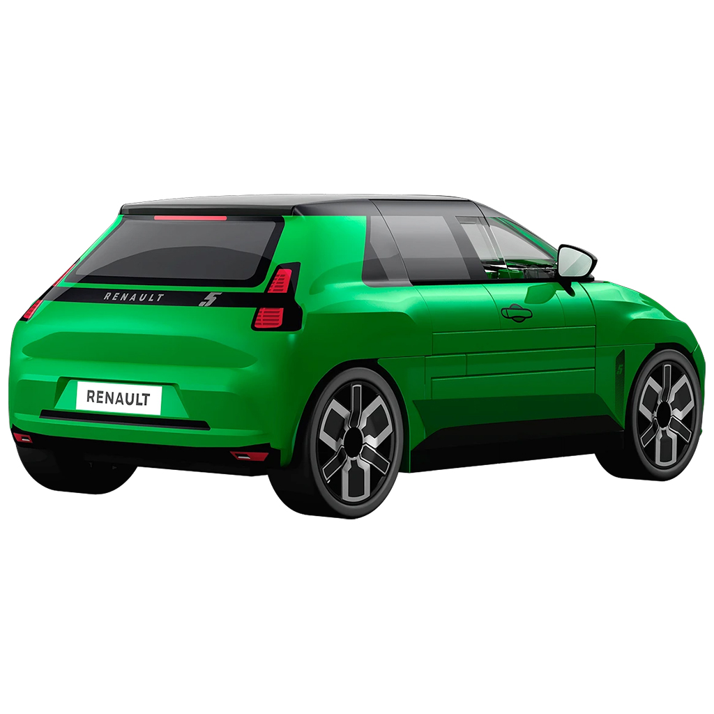COBI: Renault 5 E-Tech зелено автомобилно конструкторско играчка (24674) изображение 3