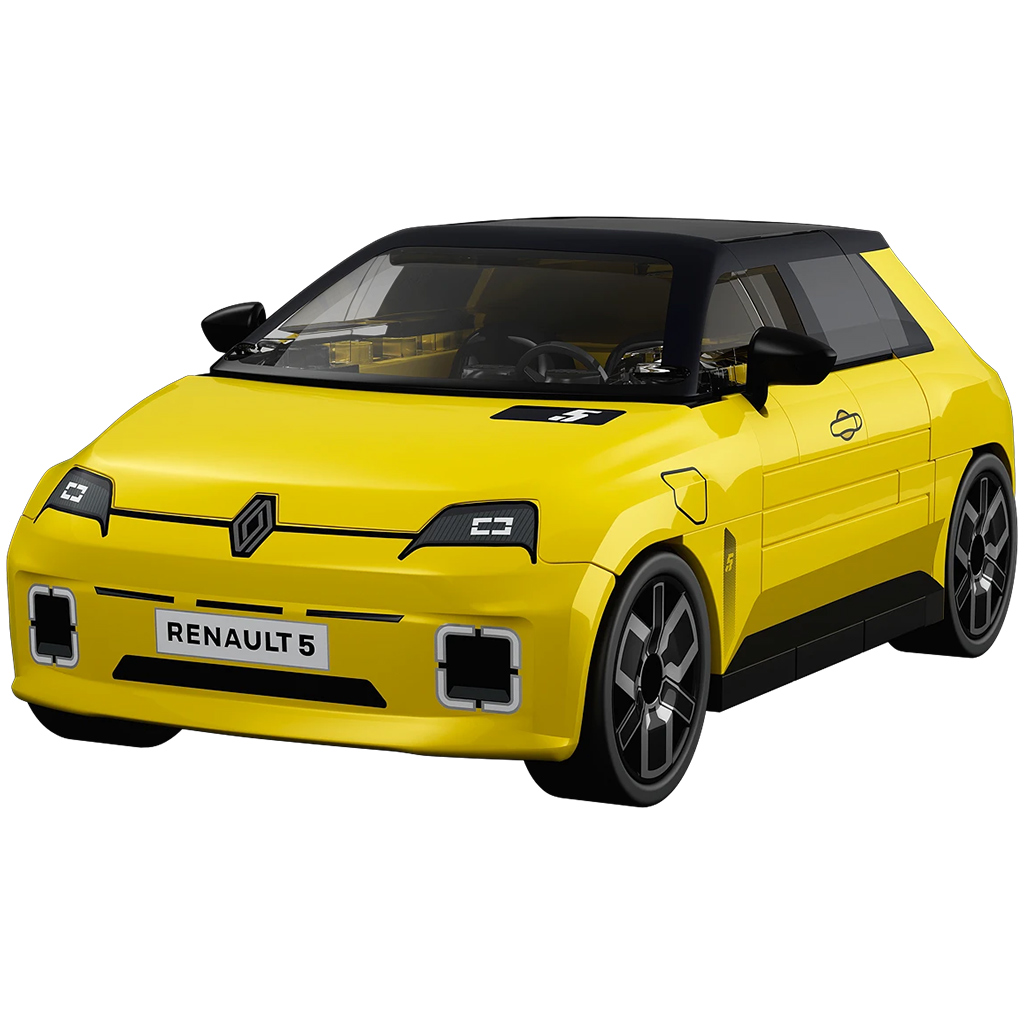 COBI: Renault 5 E-Tech жълта кола конструктор (24673) изображение 2