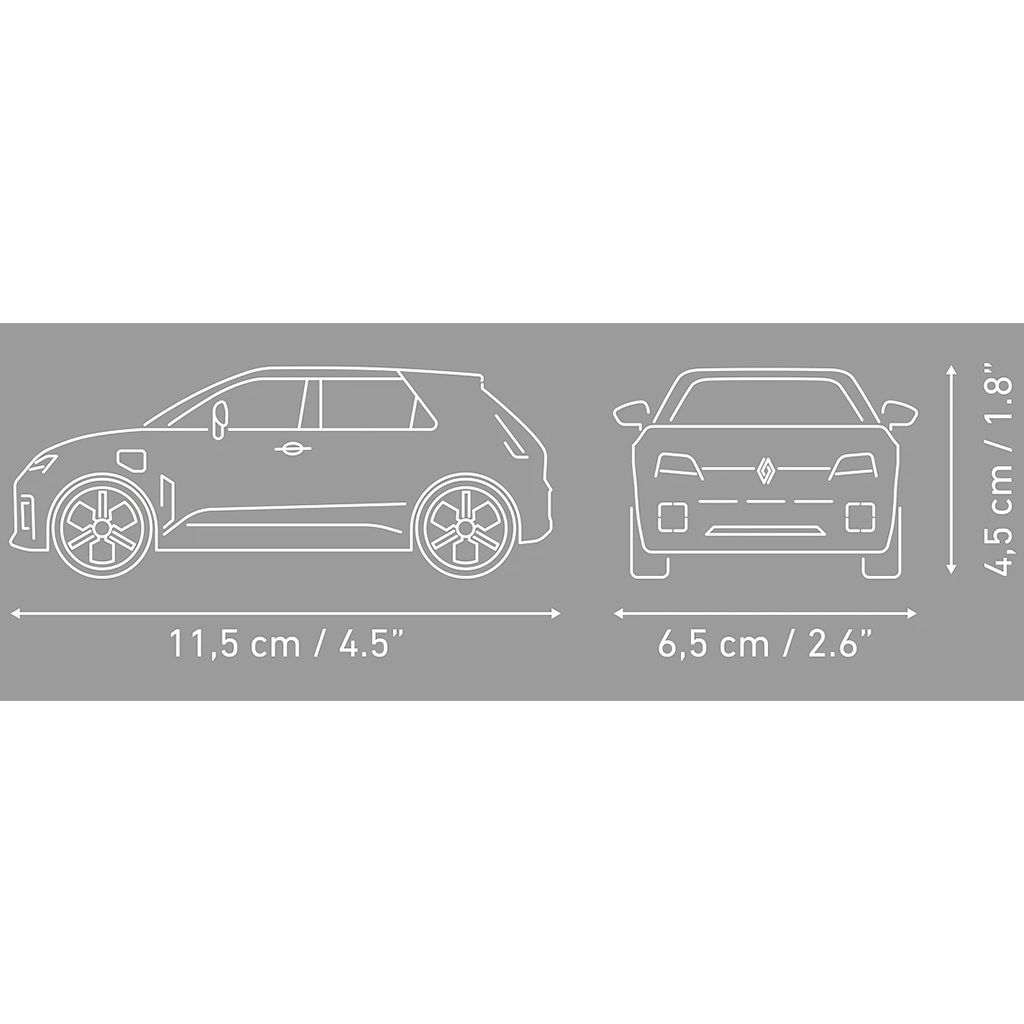 COBI: Renault 5 E-Tech жълта кола конструктор (24673) изображение 4