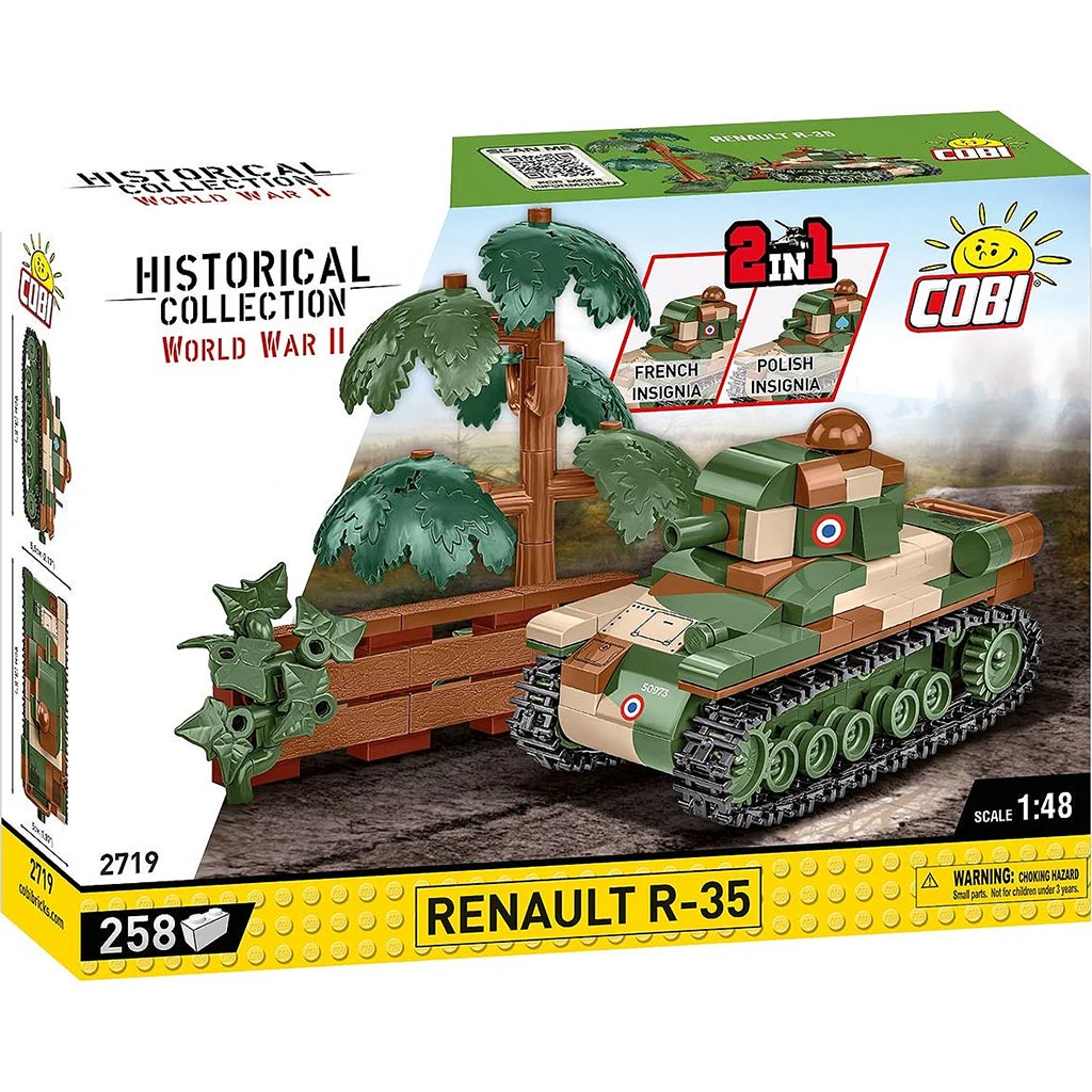 COBI: Renault R-35 строителен комплект (2719) изображение 1