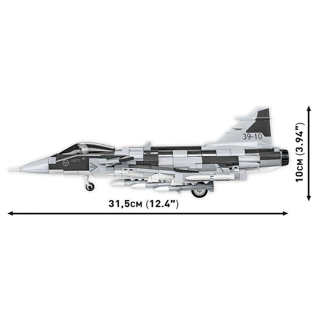 COBI: SAAB JAS 39 Gripen E изтребител строителен комплект (5820) изображение 7