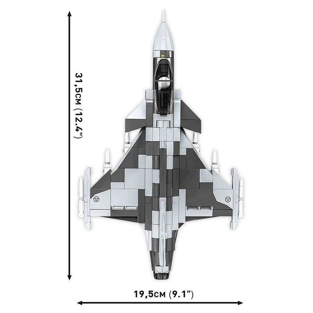 COBI: SAAB JAS 39 Gripen E изтребител строителен комплект (5820) изображение 8