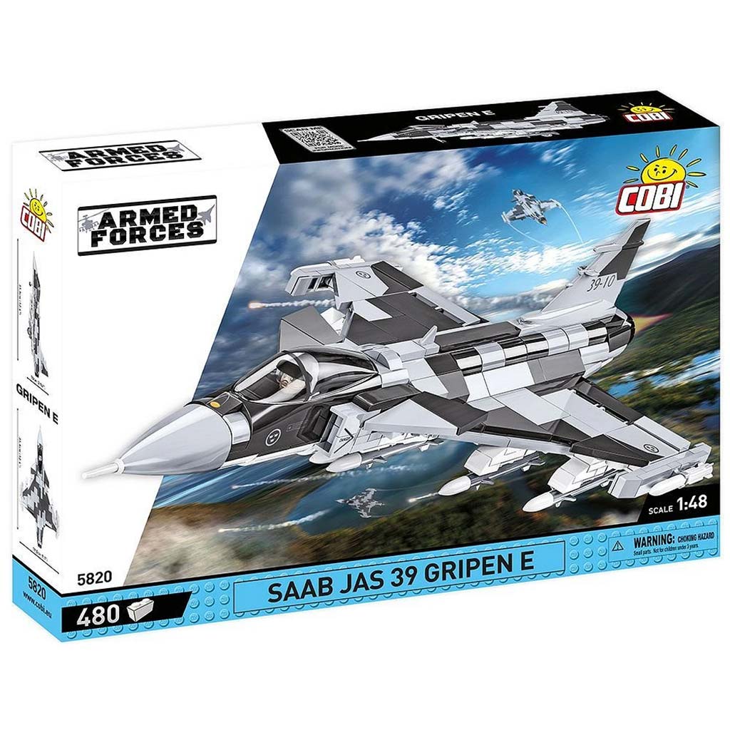 COBI: SAAB JAS 39 Gripen E изтребител строителен комплект (5820) изображение 1