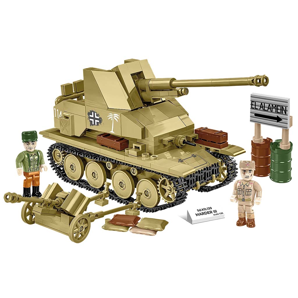 COBI: Sd.Kfz. 139 Marder III танк строителна играчка (3131) изображение 2