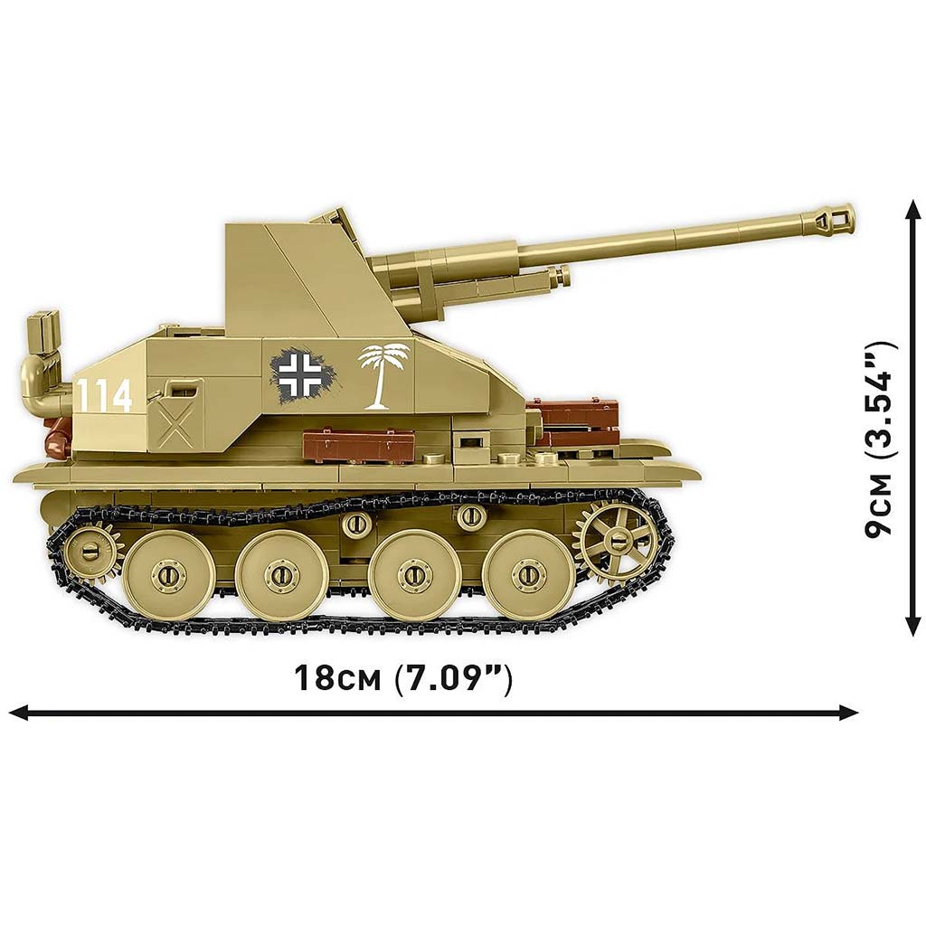 COBI: Sd.Kfz. 139 Marder III танк строителна играчка (3131) изображение 4