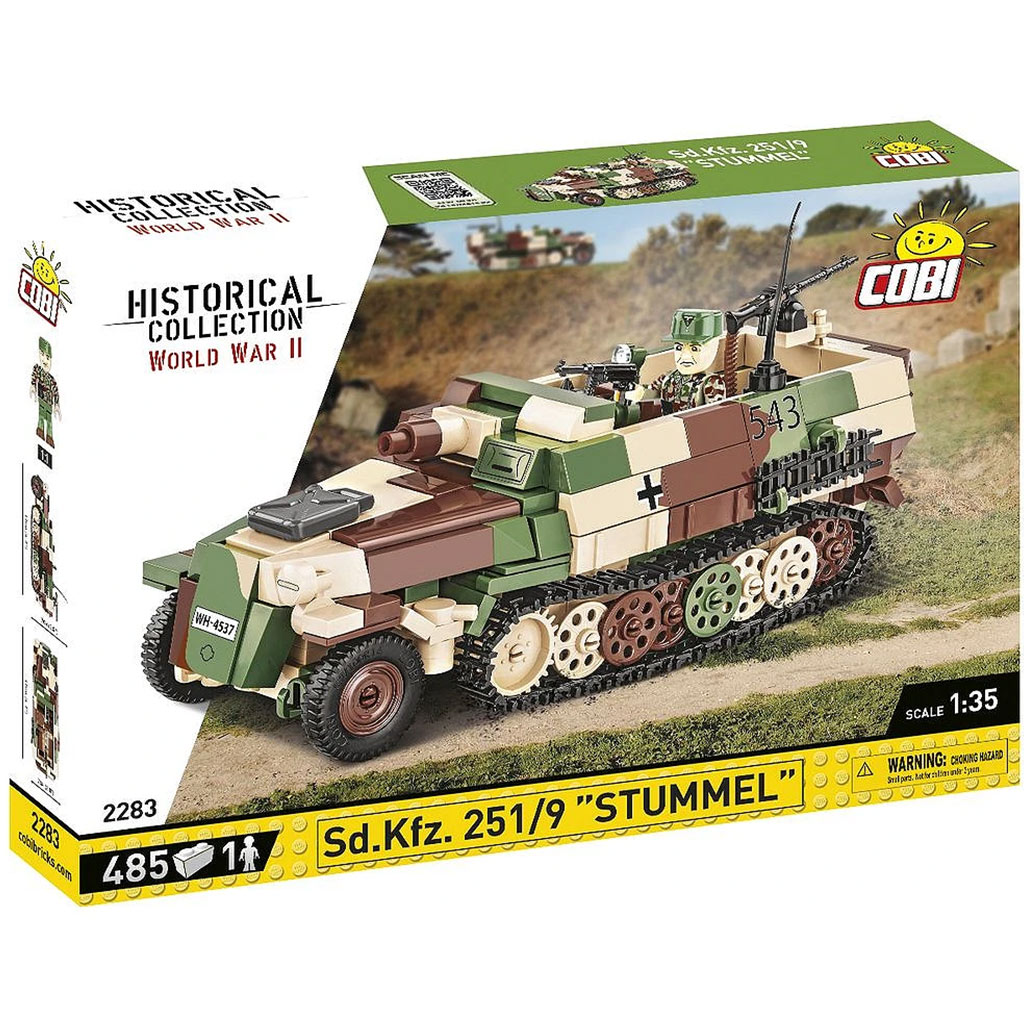 COBI: Sd.Kfz. 251/9 Stummel бронетранспортно средство строителна играчка (3096) изображение 1