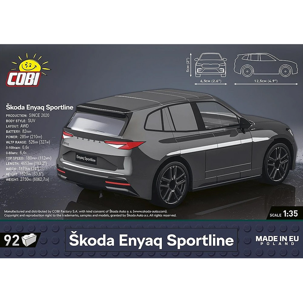 COBI: Škoda Enyaq Sportline конструктор (24576) изображение 3