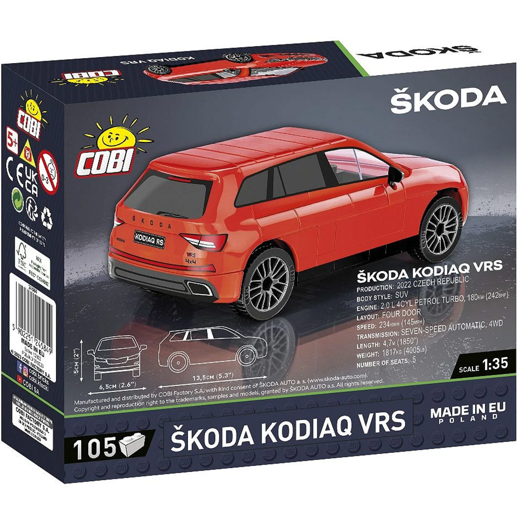 COBI: Škoda Kodiaq VRS конструктор (24584) изображение 3
